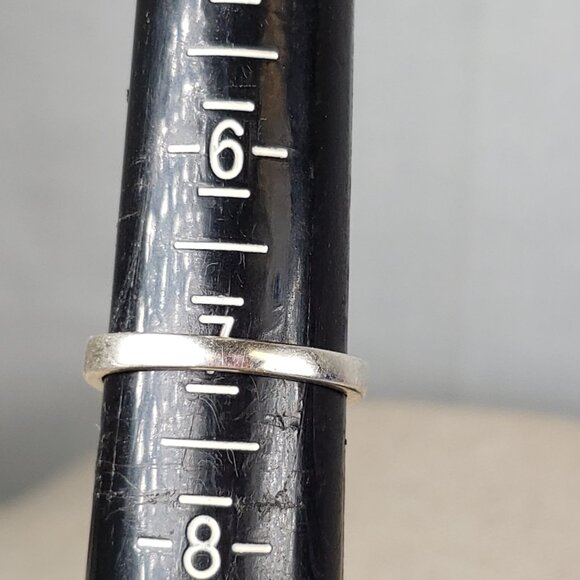 Vintage Purple Amethyst Flower Cocktail Ring 925 Sterling Silver Size 7 - Picture 14 of 16